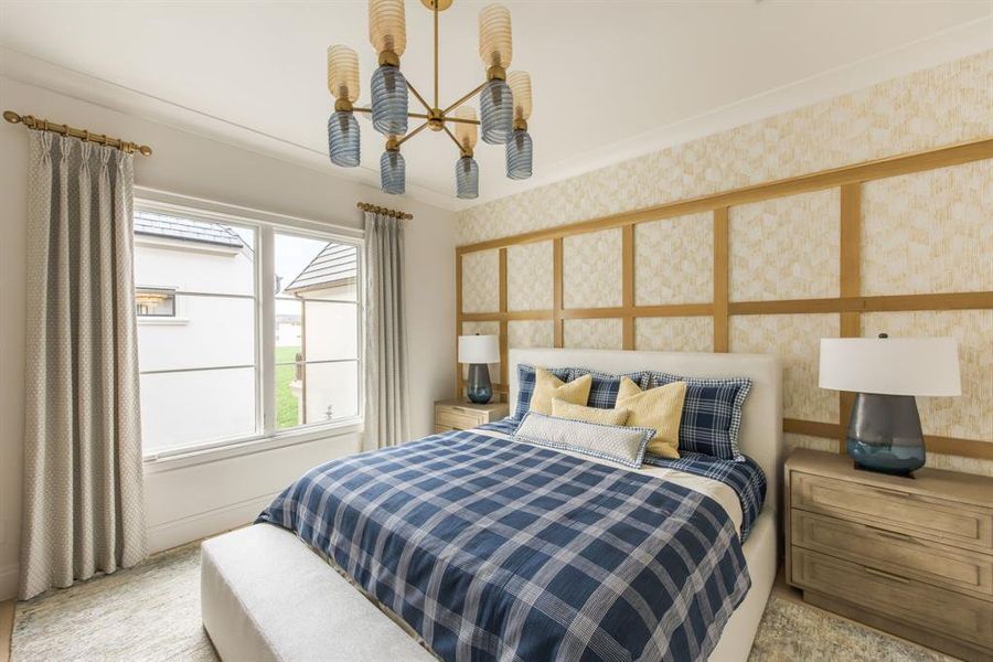 Furnished interior view inside a new home in , Southlake (Image 27).