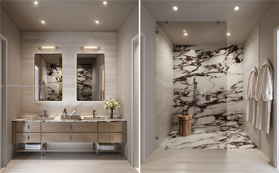 Furnished interior view inside a new home in , Miami (Image 10). Furnished interior view inside a new home in , Miami (Image 10).