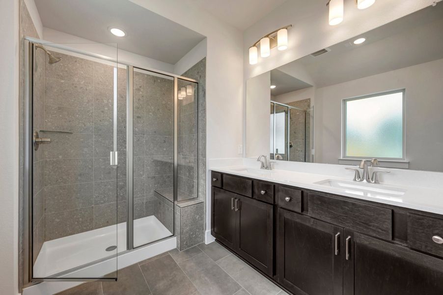 Furnished interior view inside a new home in Union Park, Little Elm (Image 6). Furnished interior view inside a new home in Union Park, Little Elm (Image 6).