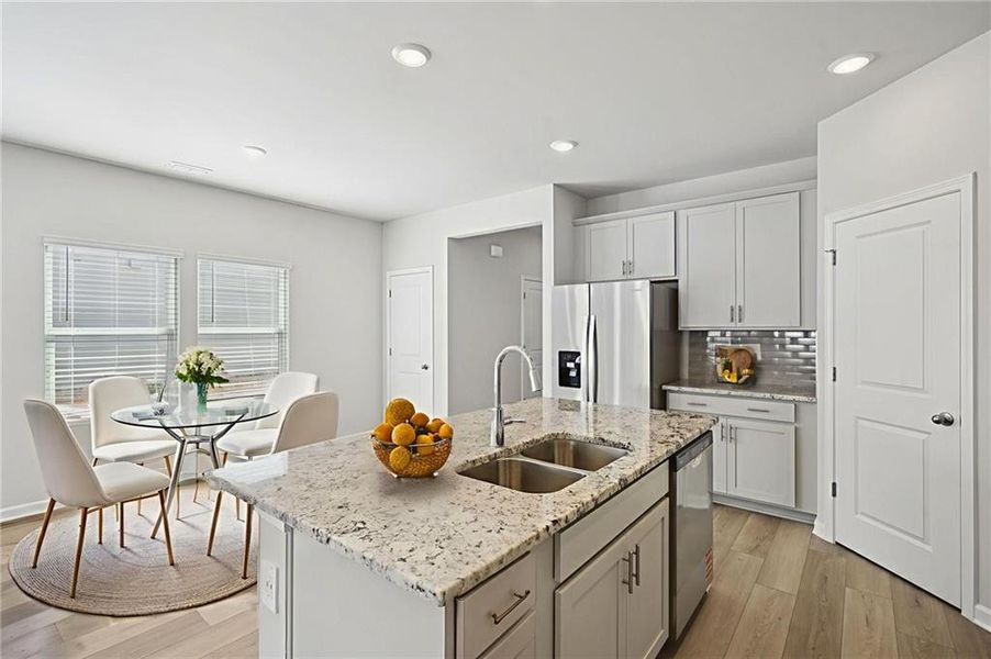 Furnished interior view inside a new home in Martin Springs - Reserve Series, Lawrenceville (Image 5). Furnished interior view inside a new home in Martin Springs - Reserve Series, Lawrenceville (Image 5).