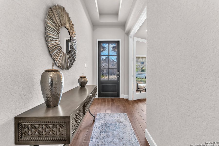 Furnished interior view inside a new home in Kallison Ranch 45', San Antonio (Image 31). Furnished interior view inside a new home in Kallison Ranch 45', San Antonio (Image 31).