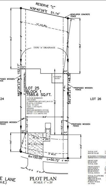 PLOT PLAN