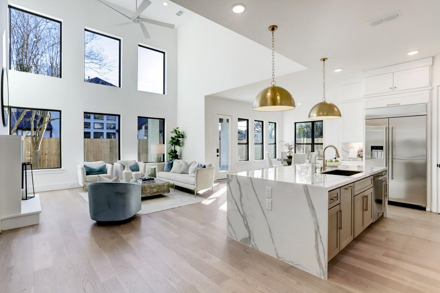 Example of builder's prior work. Similar floor plan