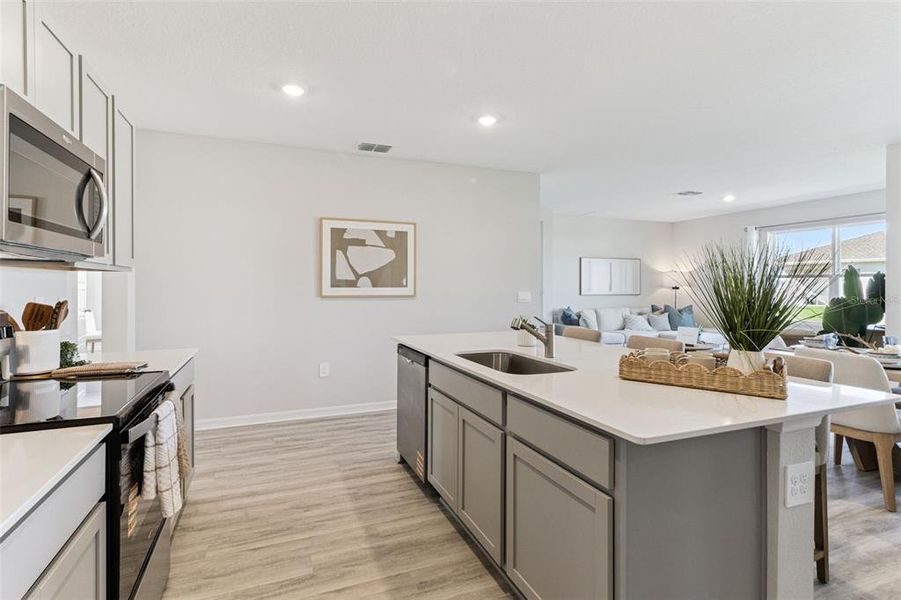 Furnished interior view inside a new home in , Haines City (Image 28).