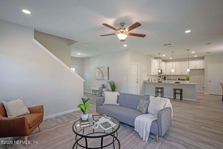 Furnished interior view inside a new home in , Jacksonville (Image 7).
