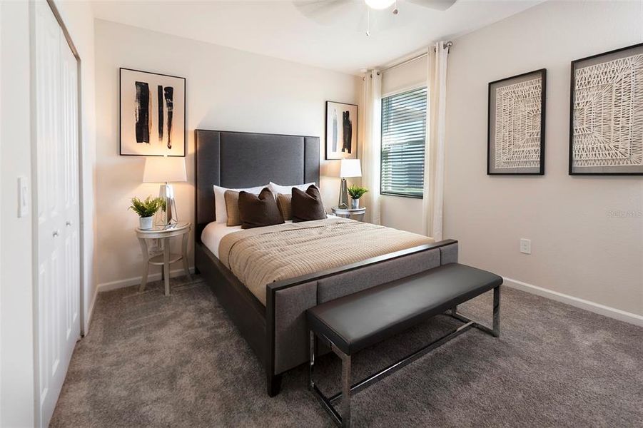 Furnished interior view inside a new home in , Clermont (Image 18).