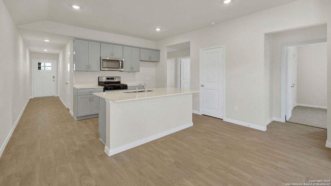 Furnished interior view inside a new home in Whisper South, San Marcos (Image 11).