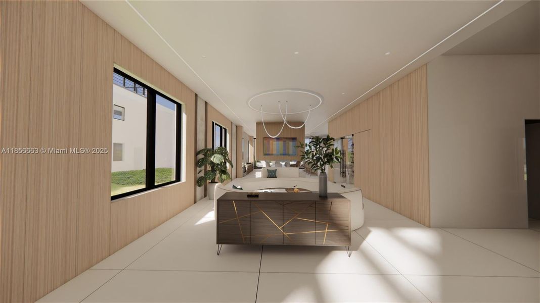 Furnished interior view inside a new home in , Boca Raton (Image 3).