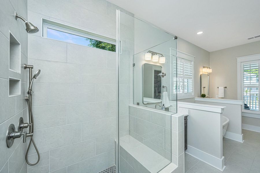 Furnished interior view inside a new home in Overlook at Copahee Sound, Awendaw (Image 10).