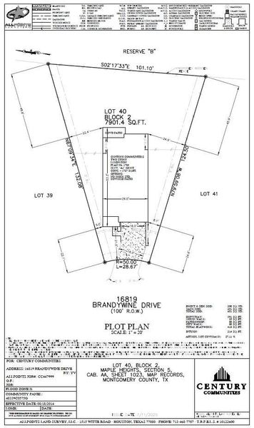 2D floor plan layout of this home in Maple Heights, Porter, TX (Image 5).