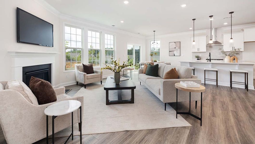 Furnished interior view inside a new home in Brantley, Mooresville (Image 10).