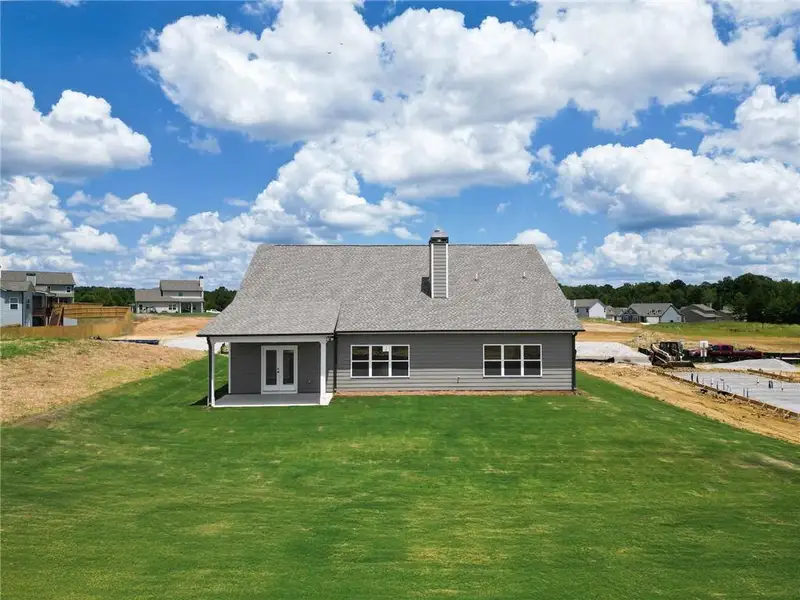 Exterior details and patio area of a home in Harmony Farms, Eatonton (Image 3).