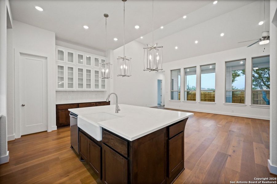 Furnished interior view inside a new home in Davis Ranch: 60ft. lots, San Antonio (Image 7).