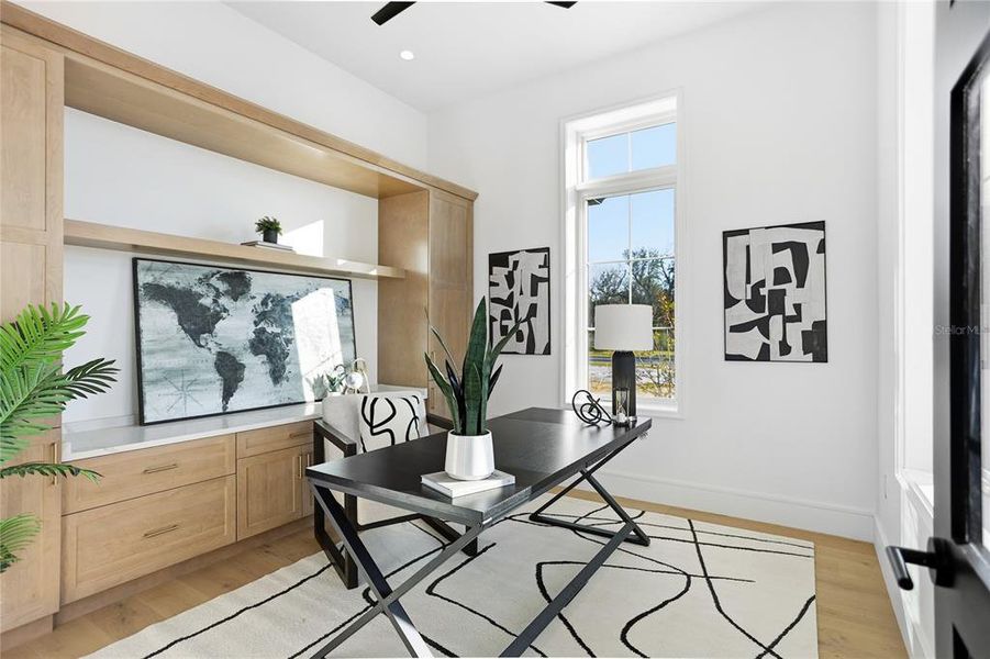 Furnished interior view inside a new home in , Oakland (Image 15). Furnished interior view inside a new home in , Oakland (Image 15).