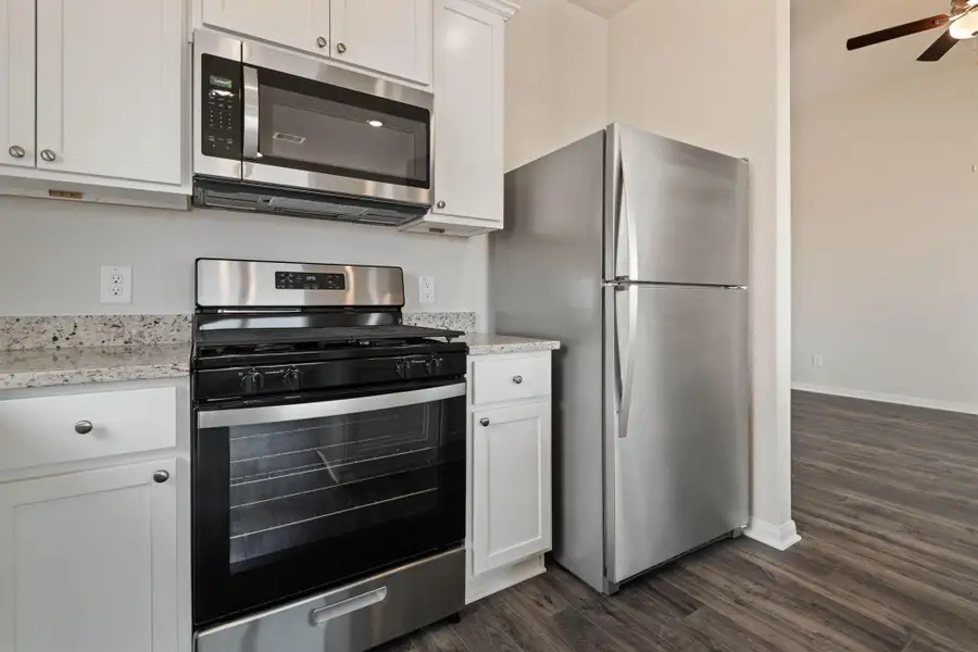 Furnished interior view inside a new home in Trails at Cochran Ranch, Waller (Image 3).