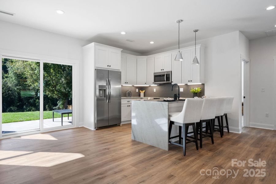 Furnished interior view inside a new home in , Hickory (Image 6).