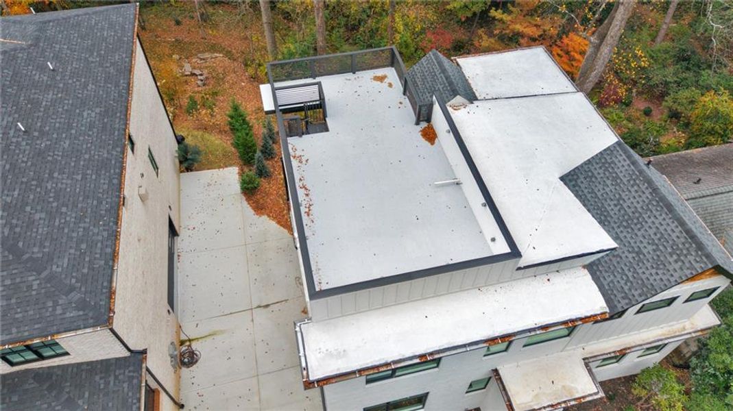 Exterior details and patio area of a home in , Atlanta (Image 41). Exterior details and patio area of a home in , Atlanta (Image 41).