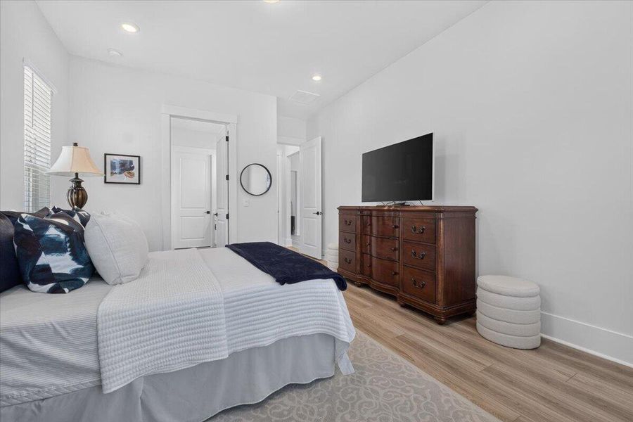 Furnished interior view inside a new home in Summerwind Crossing at Lakes of Cane Bay, Summerville (Image 9).