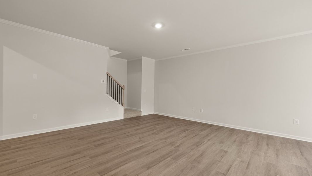 Spacious, unfurnished interior of a new home in Hughes Court, Dawsonville (Image 13). Spacious, unfurnished interior of a new home in Hughes Court, Dawsonville (Image 13).