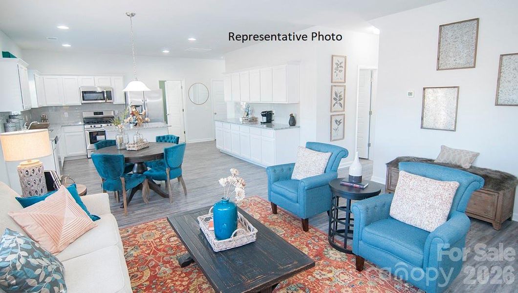 Furnished interior view inside a new home in Wallace Springs, Statesville (Image 9).