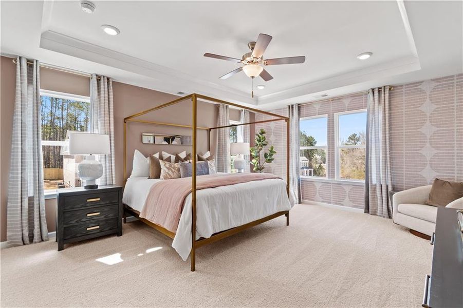 Furnished interior view inside a new home in Bowers Farm, McDonough (Image 28).