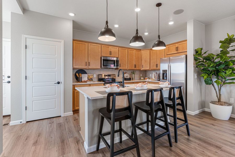 Furnished interior view inside a new home in Sky Ranch, Watkins (Image 9).