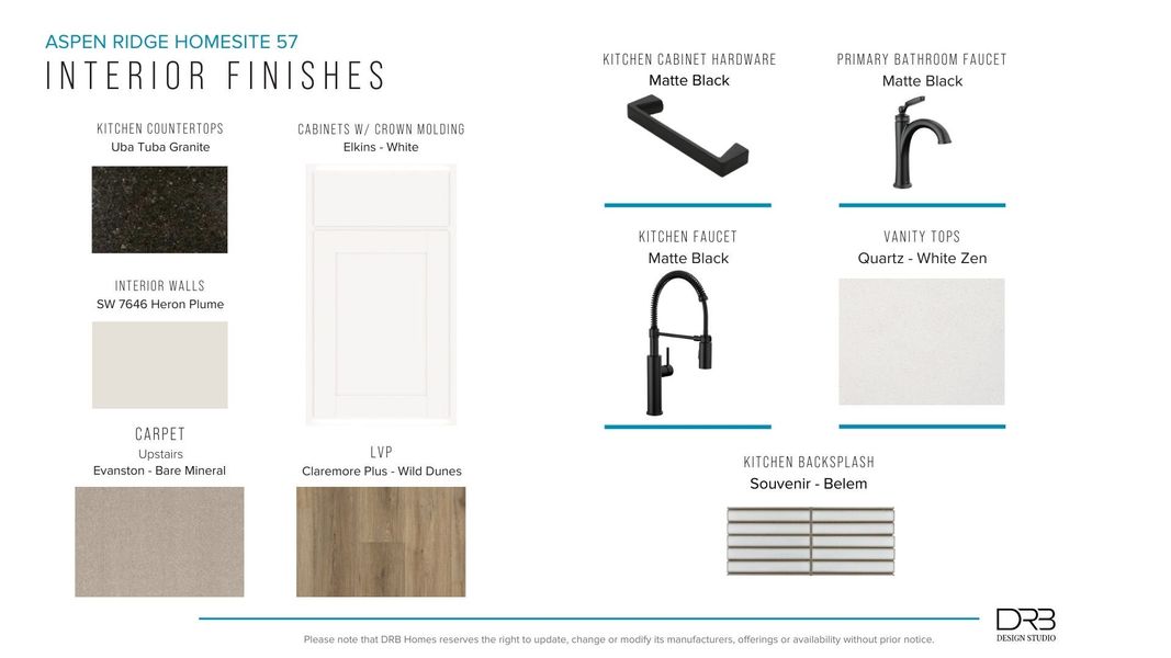 Furnished interior view inside a new home in Aspen Ridge, Lyman (Image 36).
