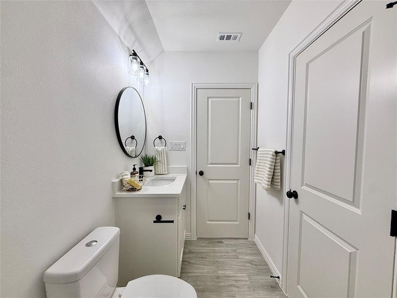 Located Upstairs Located Upstairs