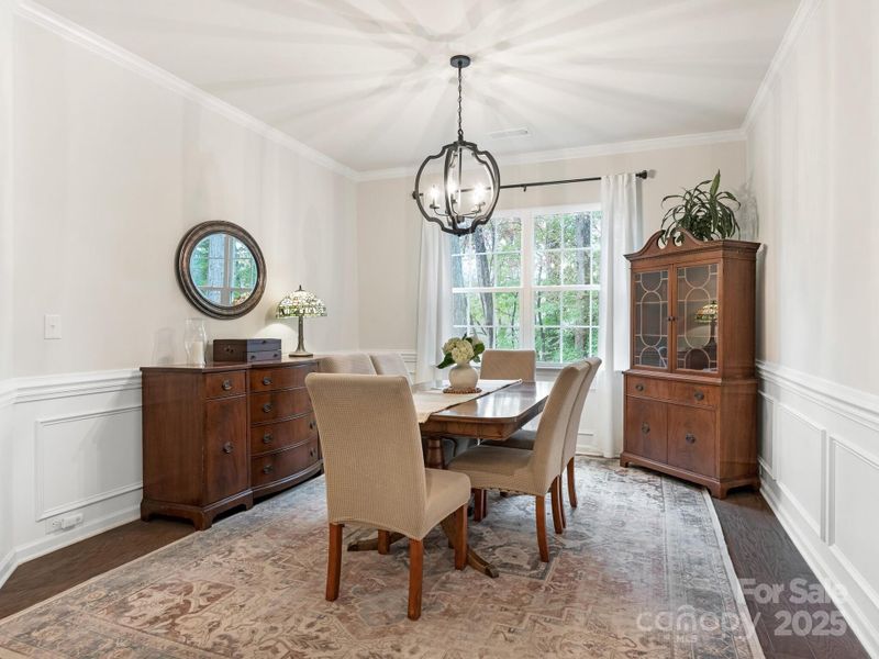 Furnished interior view inside a new home in Estates at Arlington Woods, Mint Hill (Image 23).