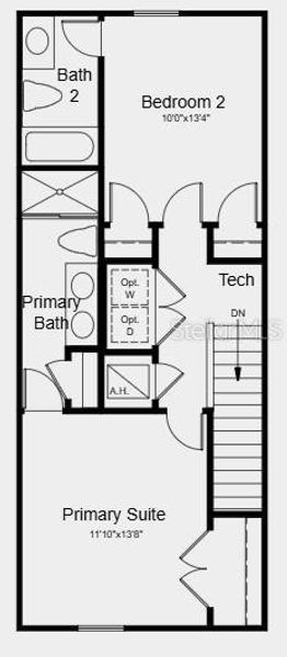 2D floor plan layout of this home in Southloch, Mount Dora, FL (Image 3). 2D floor plan layout of this home in Southloch, Mount Dora, FL (Image 3).