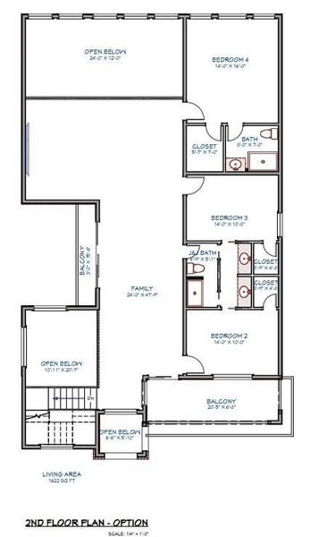 2D floor plan layout of this home in , Dallas, TX (Image 5).