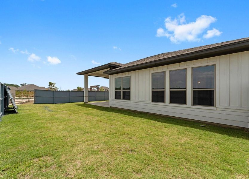 Exterior details and patio area of a home in , Fulshear (Image 26). Exterior details and patio area of a home in , Fulshear (Image 26).