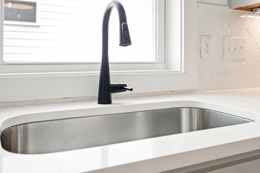 Close-up of interior finishes inside a home in Allen Park, Raleigh (Image 14).