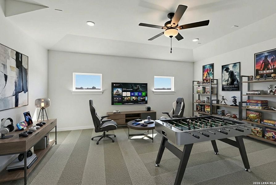 Furnished interior view inside a new home in Park Hill Commons, San Antonio (Image 12).