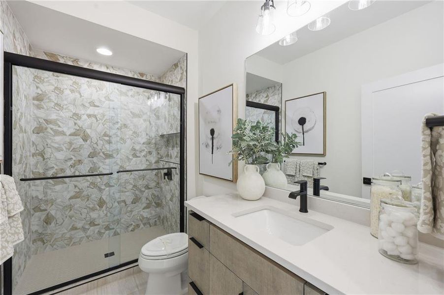 Furnished interior view inside a new home in , Gainesville (Image 48).