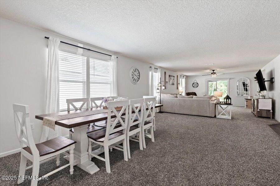 Furnished interior view inside a new home in Willow Springs, Green Cove Springs (Image 3). Furnished interior view inside a new home in Willow Springs, Green Cove Springs (Image 3).