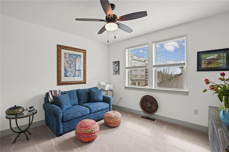 Furnished interior view inside a new home in Gatherings® at Herrington, Cumming (Image 17).