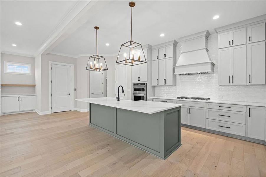 Furnished interior view inside a new home in , Canton (Image 7).
