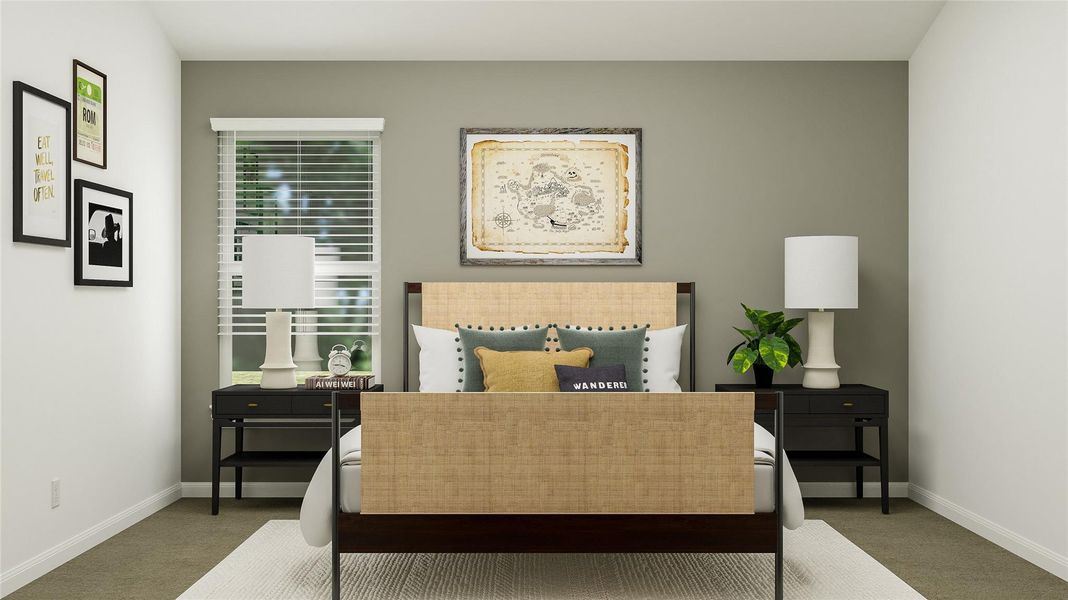 Furnished interior view inside a new home in Lively Ranch: Brookstone Collection, Georgetown (Image 3).