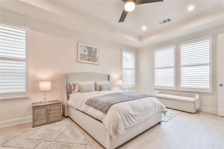 Furnished interior view inside a new home in , Hoschton (Image 17).