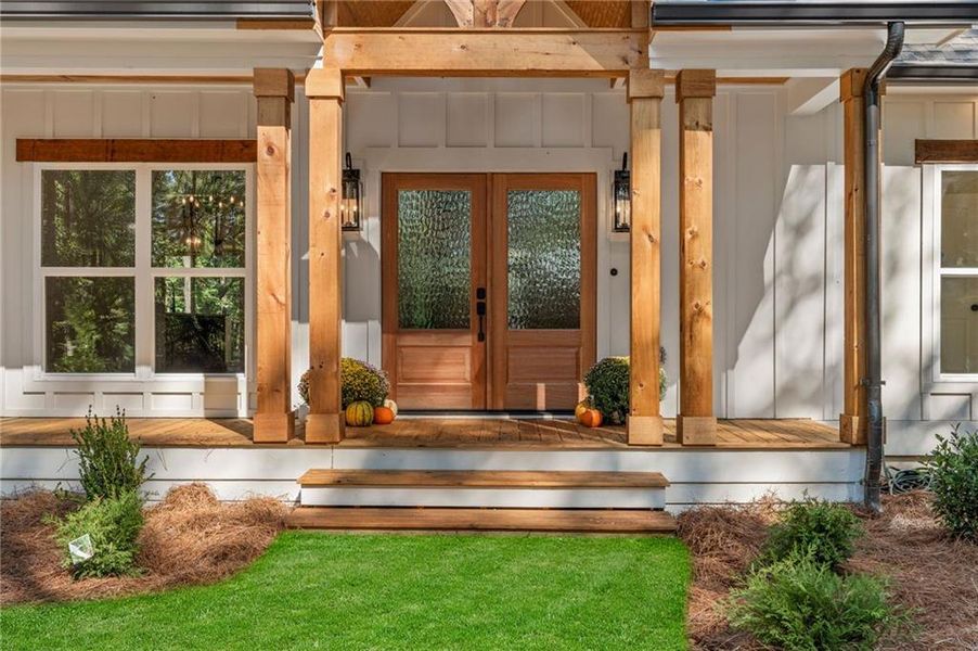 Exterior details and patio area of a home in , Dahlonega (Image 30).