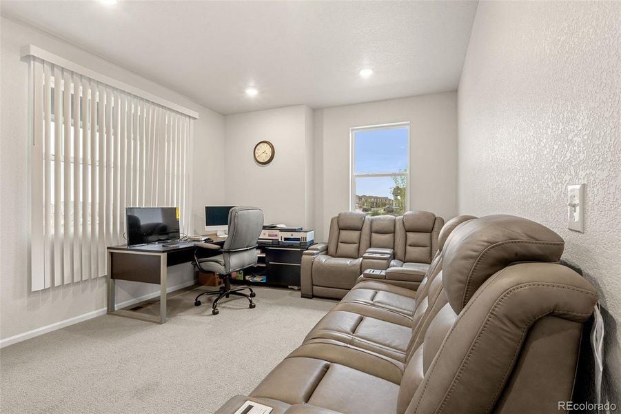 Furnished interior view inside a new home in Buffalo Highlands: The Canyon Collection, Commerce City (Image 17).