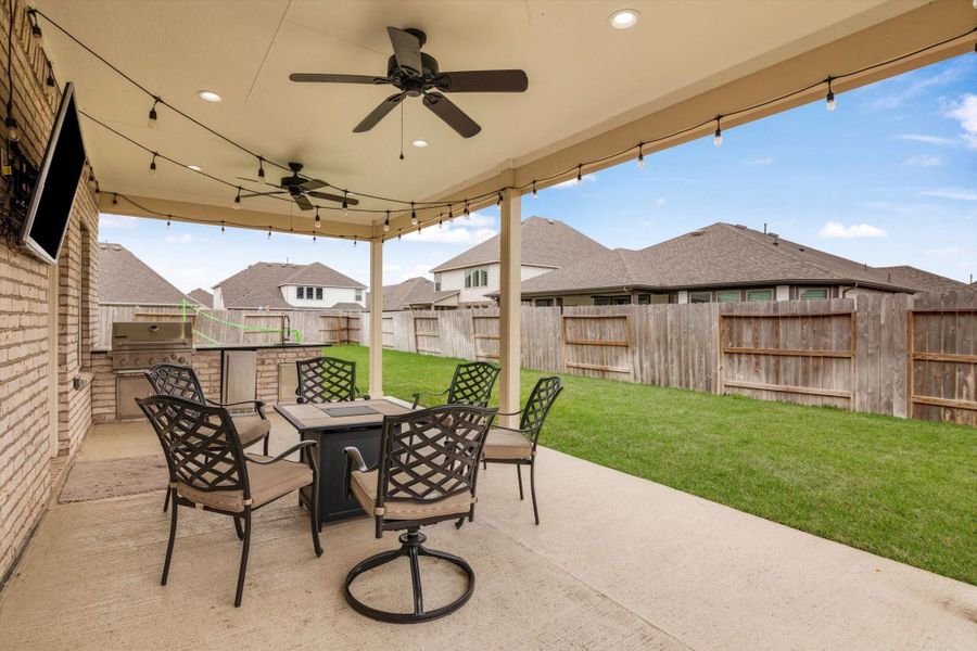 Furnished interior view inside a new home in Marvida, Cypress (Image 16).