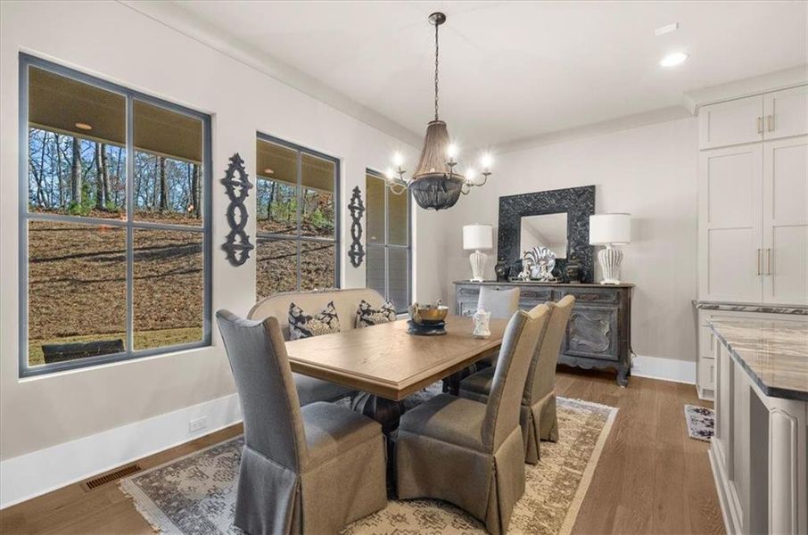 Furnished interior view inside a new home in , Roswell (Image 51). Furnished interior view inside a new home in , Roswell (Image 51).