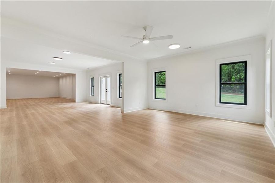 Spacious, unfurnished interior of a new home in , Marietta (Image 9). Spacious, unfurnished interior of a new home in , Marietta (Image 9).