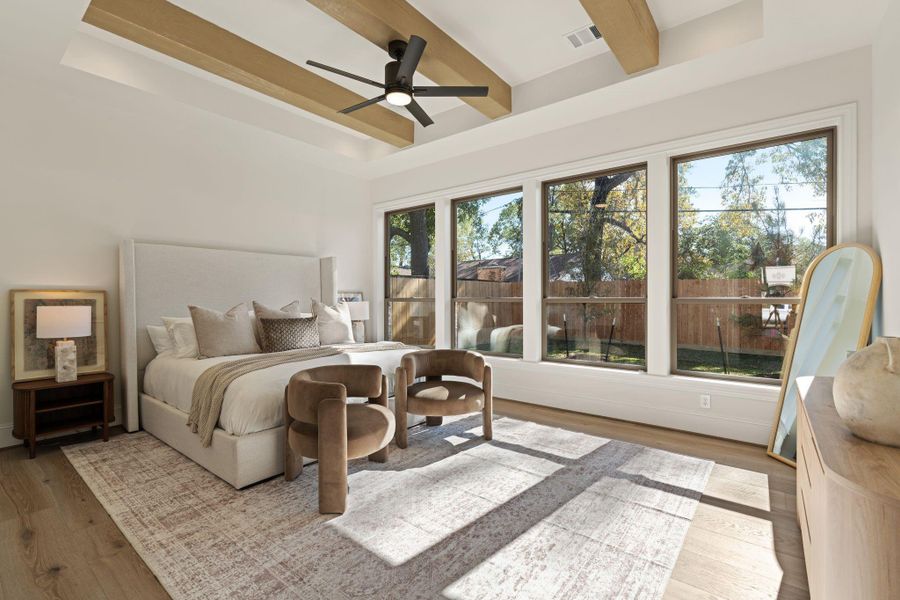 Furnished interior view inside a new home in , Houston (Image 30).