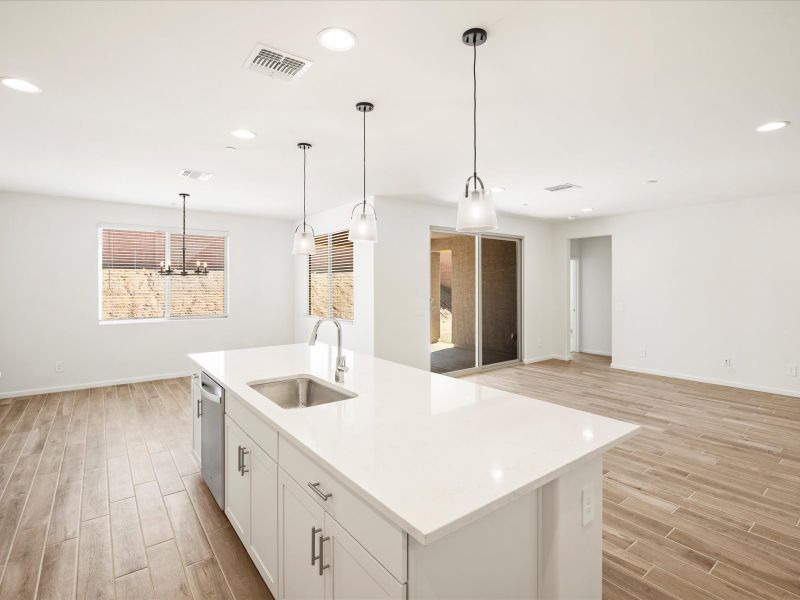 Furnished interior view inside a new home in Arbor at Madera Highlands II, Sahuarita (Image 4).