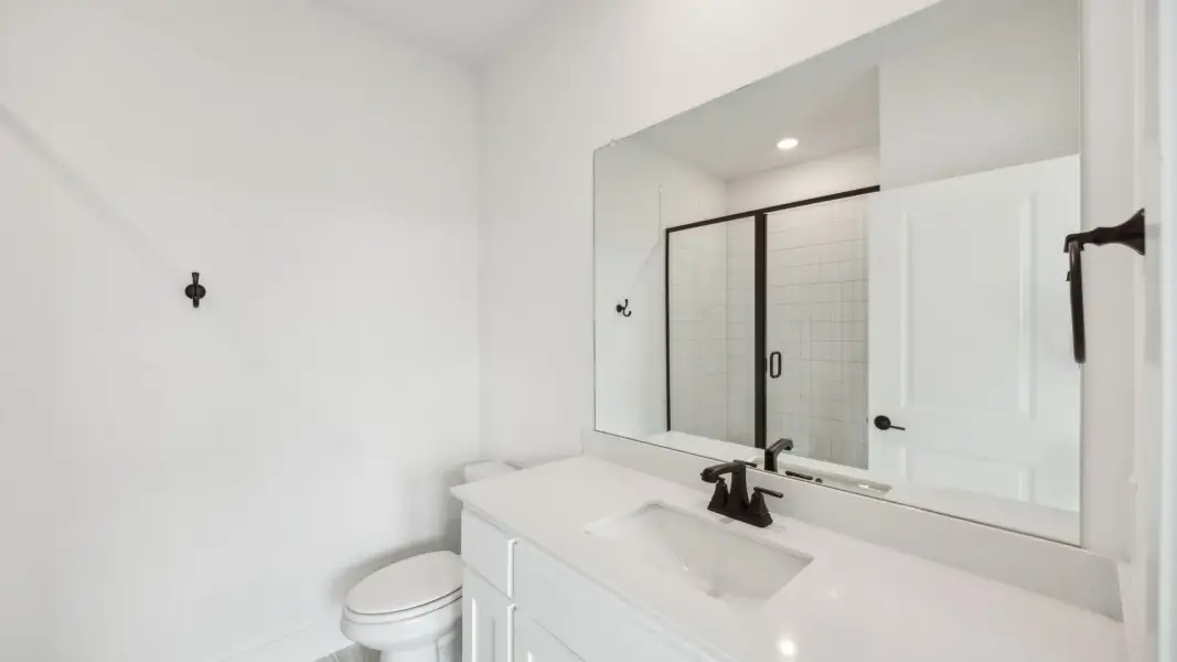 Furnished interior view inside a new home in Painted Tree 50' Series, McKinney (Image 11).