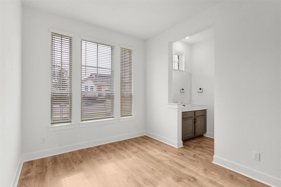 Spacious, unfurnished interior of a new home in The Grove at Blackhawk, Pflugerville (Image 18).