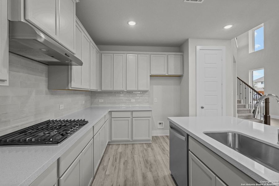 Furnished interior view inside a new home in Veramendi, New Braunfels (Image 11).